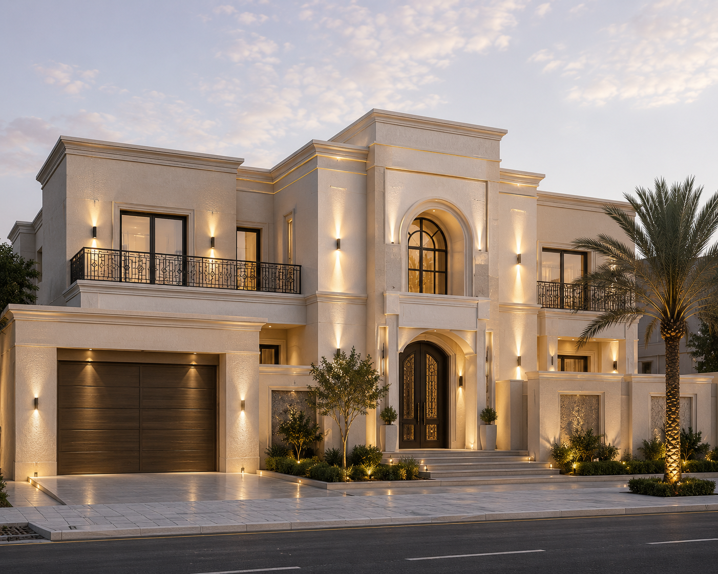 After luxury interior painting